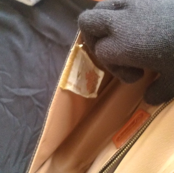 MARIO VALENTINO brown leather vintage 2 way 3way shoulder bag crossbody clutch - Picture 10 of 12